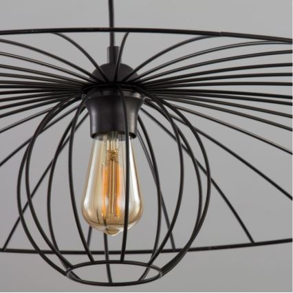 Candelabro suspenso BARBELLA 1xE27/60W/230V diâmetro 80 cm