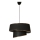 Candelabro suspenso BARETTE 1xE27/60W/230V preto/cobre