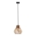 Candelabro suspenso BARREL 1xE27/24W/230V diâmetro 20 cm