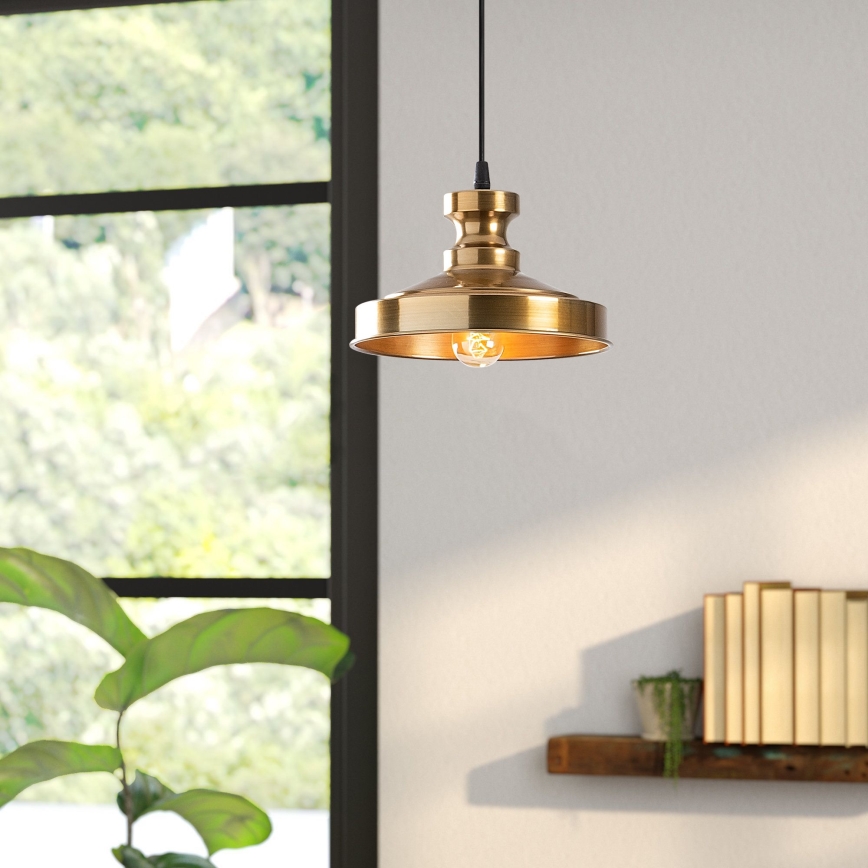 Candelabro suspenso BERCESTE 1xE27/40W/230V dourado