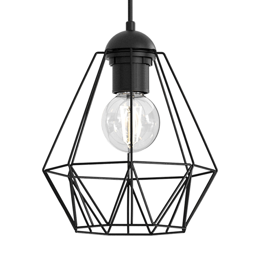 Candelabro suspenso BERGEN 5xE27/60W/230V preto