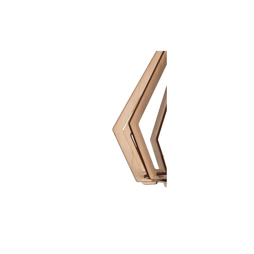 Candelabro suspenso BERGO 2xE27/60W/230V preto