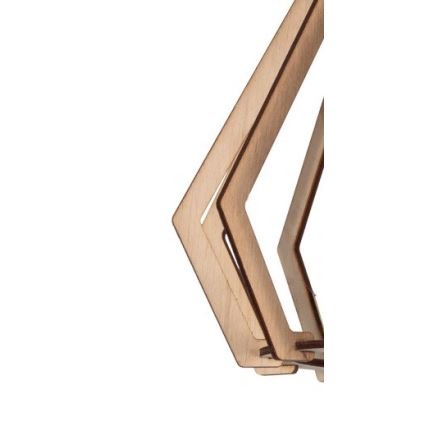 Candelabro suspenso BERGO 3xE27/60W/230V preto