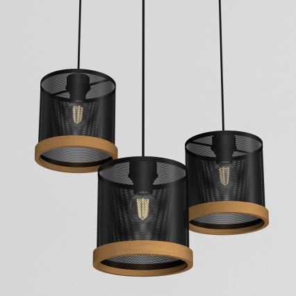 Candelabro suspenso BERIL 3xE27/60W/230V