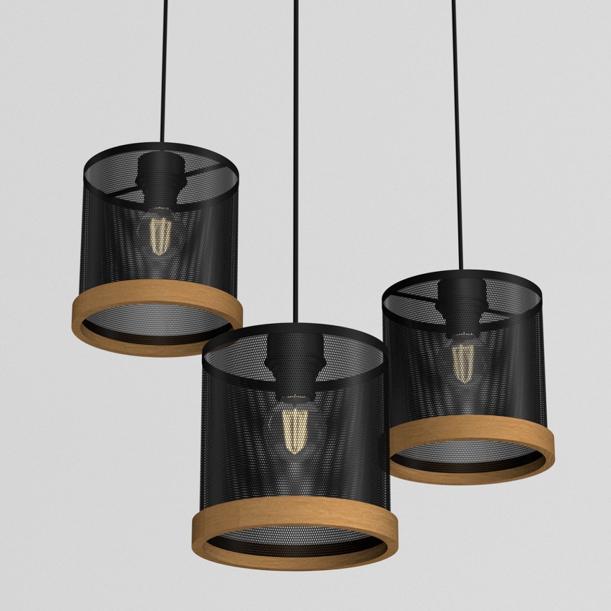 Candelabro suspenso BERIL 3xE27/60W/230V