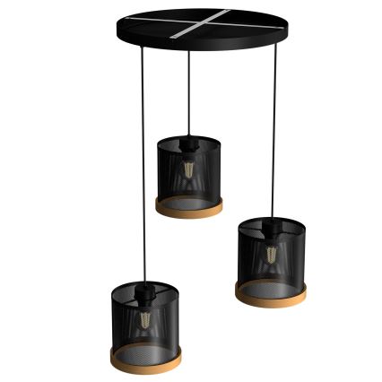 Candelabro suspenso BERIL 3xE27/60W/230V