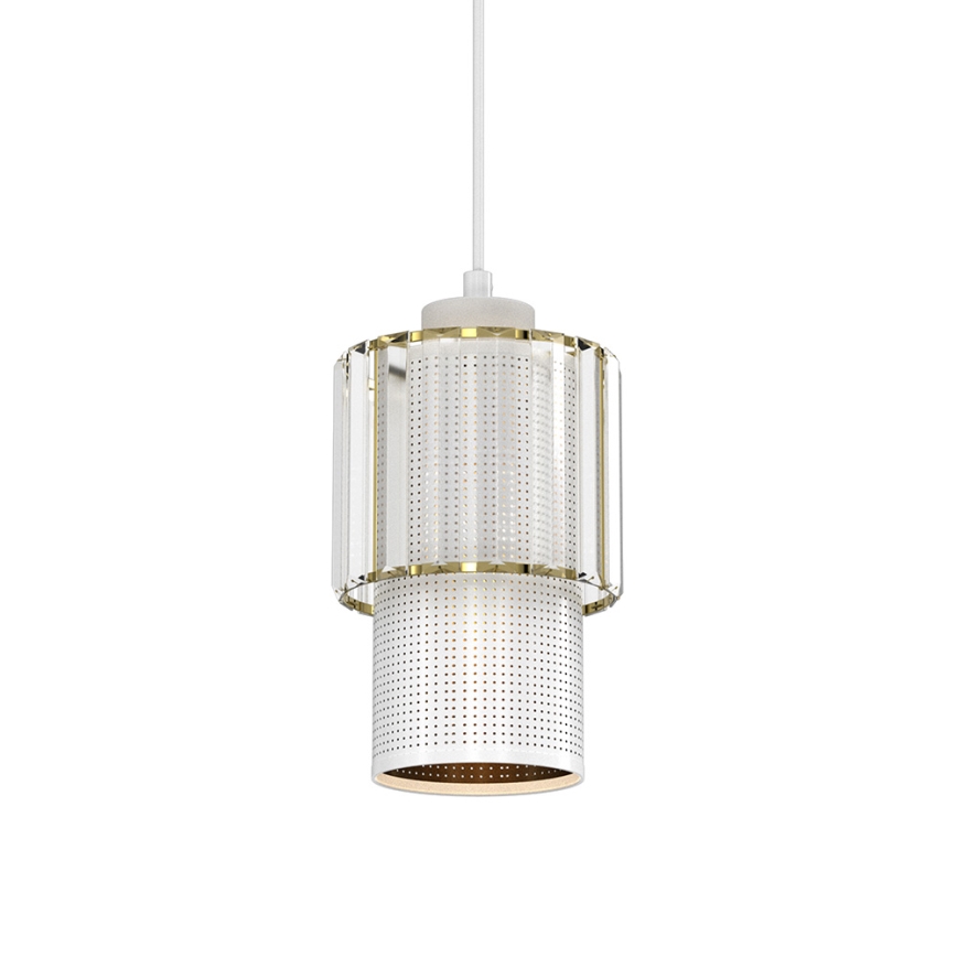 Candelabro suspenso BLANCO 1xE27/60W/230V branco