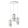 Candelabro suspenso BLANCO 3xE27/60W/230V branco