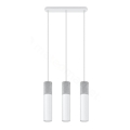 Candelabro suspenso BORGIO 3xGU10/40W/230V betão/metal branco