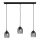 Candelabro suspenso BRILLANT 3xE27/15W/230V cinzento