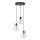 Candelabro suspenso BRYLANT 3xE27/60W/230V diâmetro 47 cm