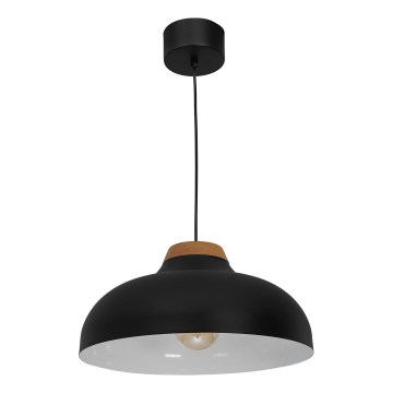 Candelabro suspenso BURGOS 1xE27/60W/230V preto