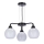 Candelabro suspenso CALDERA 3xE27/60W/230V preto