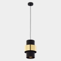Candelabro suspenso CALISTO 1xE27/15W/230V dourado/preto
