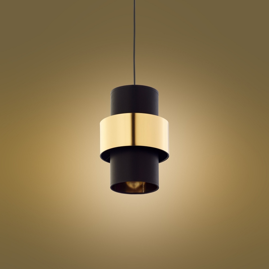 Candelabro suspenso CALISTO 1xE27/15W/230V dourado/preto