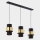 Candelabro suspenso CALISTO 3xE27/15W/230V dourado/preto