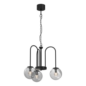 Candelabro suspenso CAMBRIDGE 3xE14/60W/230V preto