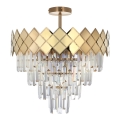 Candelabro suspenso CARISMA 9xE14/40W/230V dourada