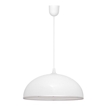 Candelabro suspenso CIRCLE 1xE27/15W/230V branco