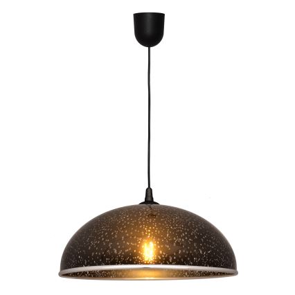 Candelabro suspenso CIRCLE 1xE27/15W/230V preto