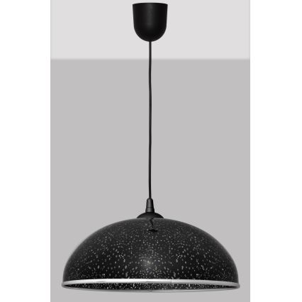 Candelabro suspenso CIRCLE 1xE27/15W/230V preto