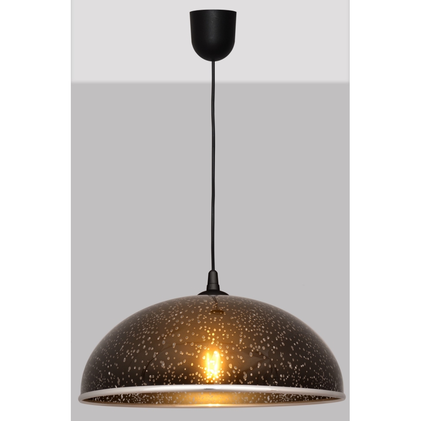 Candelabro suspenso CIRCLE 1xE27/15W/230V preto