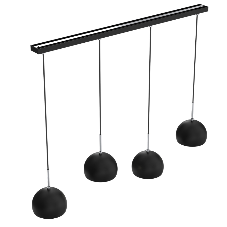 Candelabro suspenso COOL 4xE27/60W/230V preto