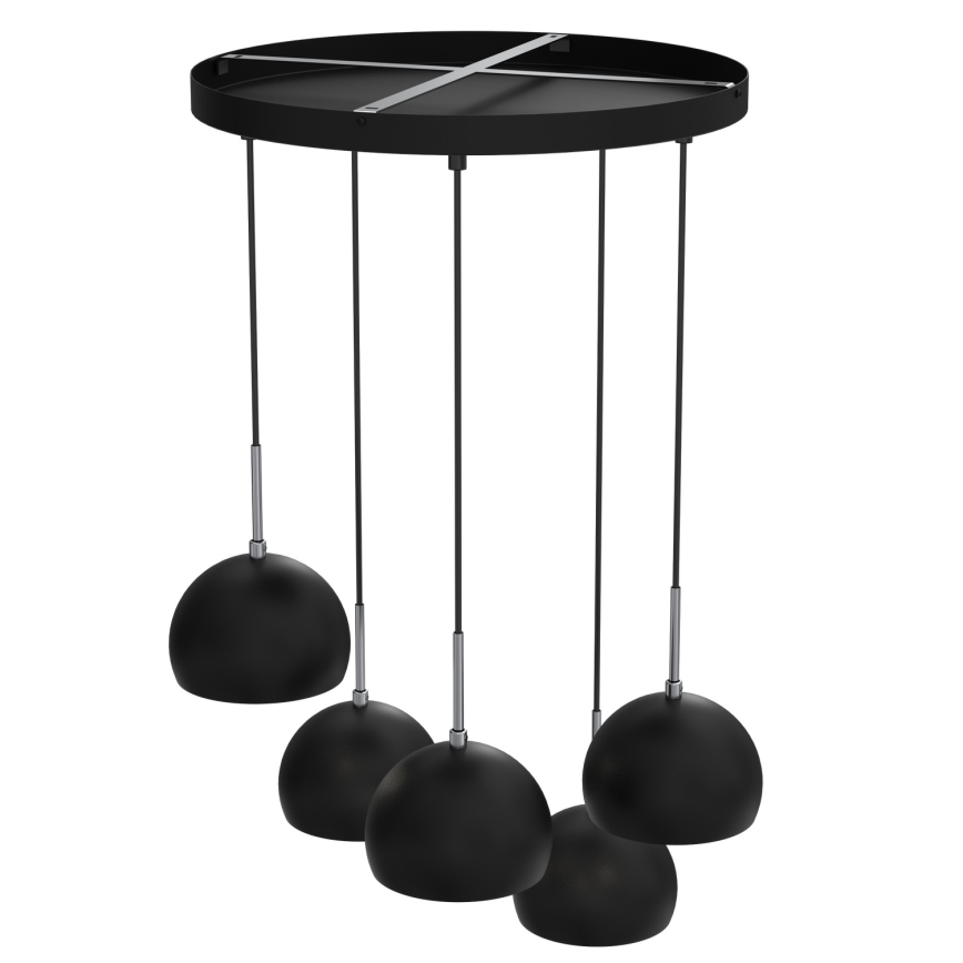 Candelabro suspenso COOL 5xE27/60W/230V preto