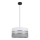 Candelabro suspenso CORAL 1xE27/60W/230V d. 40 cm branco/cinzento