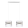Candelabro suspenso CORAL 2xE27/60W/230V
