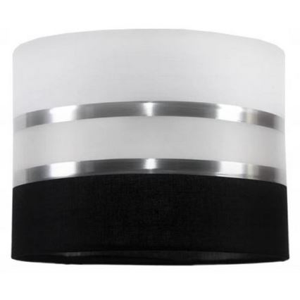 Candelabro suspenso CORAL 2xE27/60W/230V preto e branco