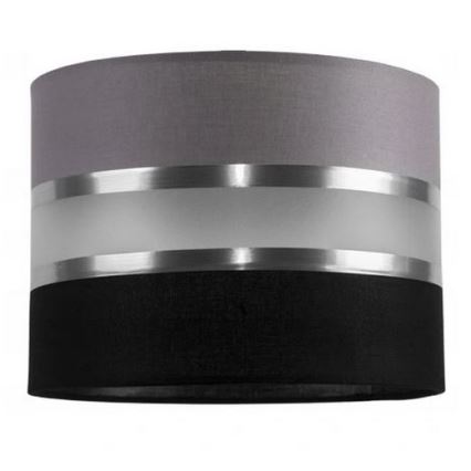 Candelabro suspenso CORAL 3xE27/60W/230V preto e cinzento