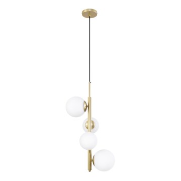 Candelabro suspenso CORDEL 4xG9/20W/230V dourado