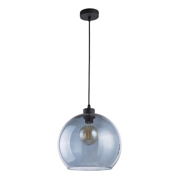 Candelabro suspenso CUBUS 1xE27/60W/230V azul
