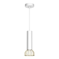 Candelabro suspenso DANTE 1xGU10/25W/230V branco/dourado