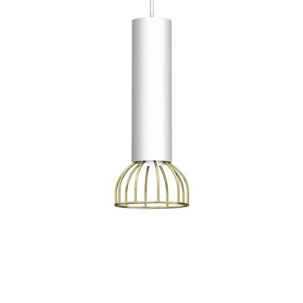 Candelabro suspenso DANTE 1xGU10/25W/230V branco/dourado