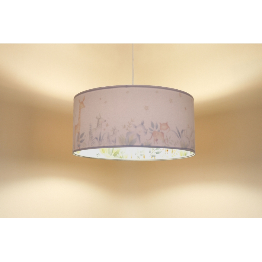 Candelabro suspenso de criança SWEET DREAMS 1xE27/60W/230V diâmetro 30 cm