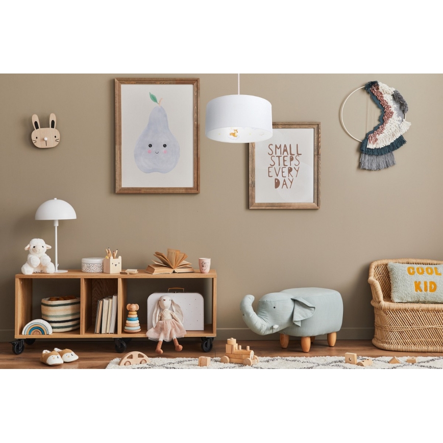 Candelabro suspenso de criança SWEET DREAMS 1xE27/60W/230V diâmetro 30 cm