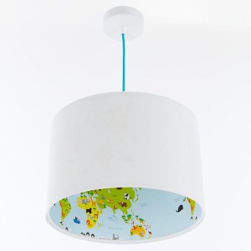 Candelabro suspenso de criança SWEET DREAMS 1xE27/60W/230V diâmetro 30 cm