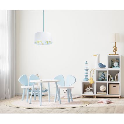 Candelabro suspenso de criança SWEET DREAMS 1xE27/60W/230V diâmetro 30 cm