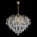 Candelabro suspenso de cristal 6xE27/60W/230V