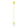 Candelabro suspenso DIEGO 1xE27/60W/230V amarelo
