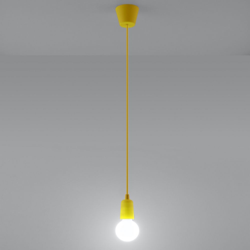 Candelabro suspenso DIEGO 1xE27/60W/230V amarelo
