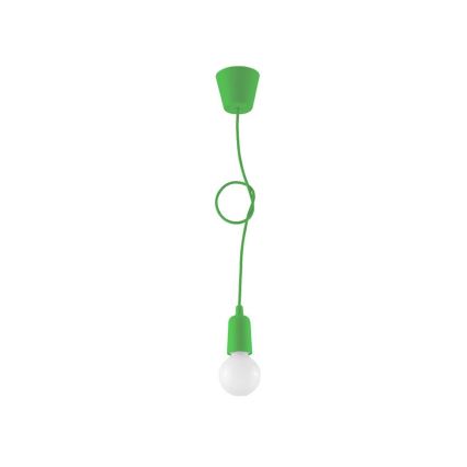 Candelabro suspenso DIEGO 1xE27/60W/230V verde