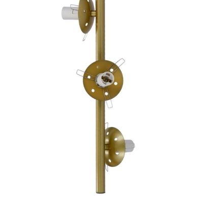 Candelabro suspenso DUO 3xE14/40W/230V dourado/preto