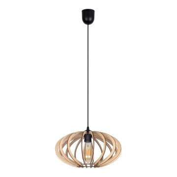 Candelabro suspenso EARTH 1xE27/60W/230V preto/bege