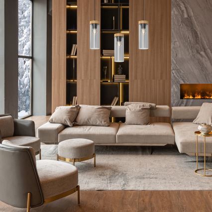 Candelabro suspenso ELICA 3xE27/60W/230V