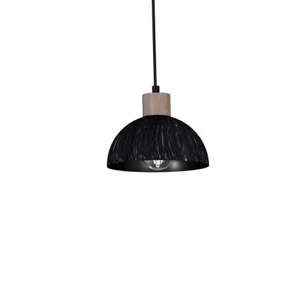 Candelabro suspenso ERIK 2xE27/60W/230V castanho/preto