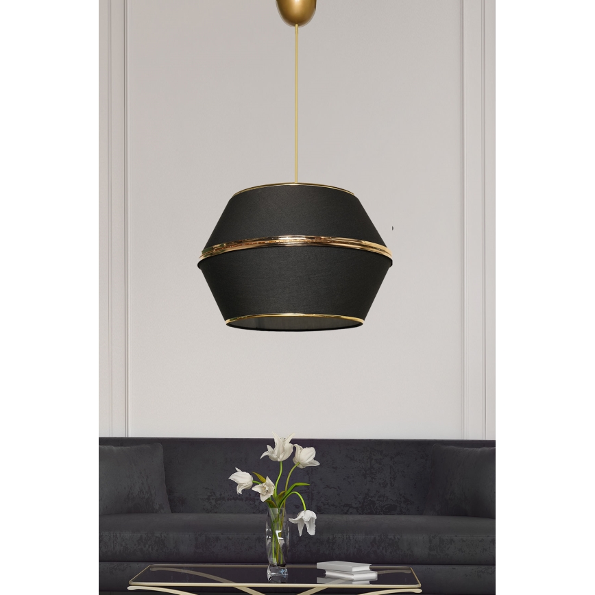 Candelabro suspenso ESCAPE 1xE27/60W/230V preto