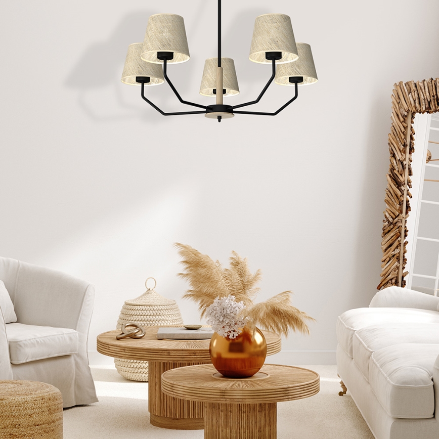 Candelabro suspenso ETNA 5xE27/60W/230V